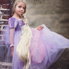 Disfraz para niñas de Rapunzel