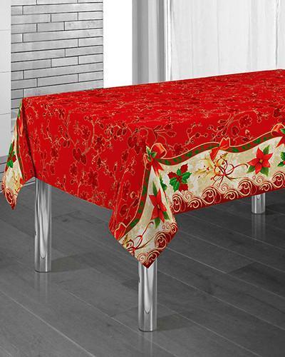 Mantel Antimanchas de Navidad Red Flower | Zengarsa